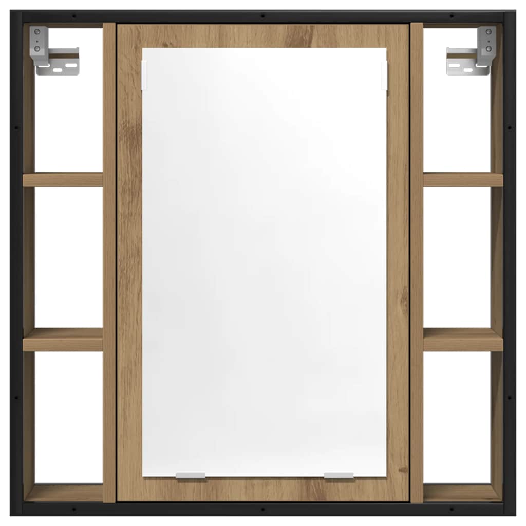 Vannitoa peegelkapp, käsitöötamm, 60 x 16 x 60 cm, tehispuit