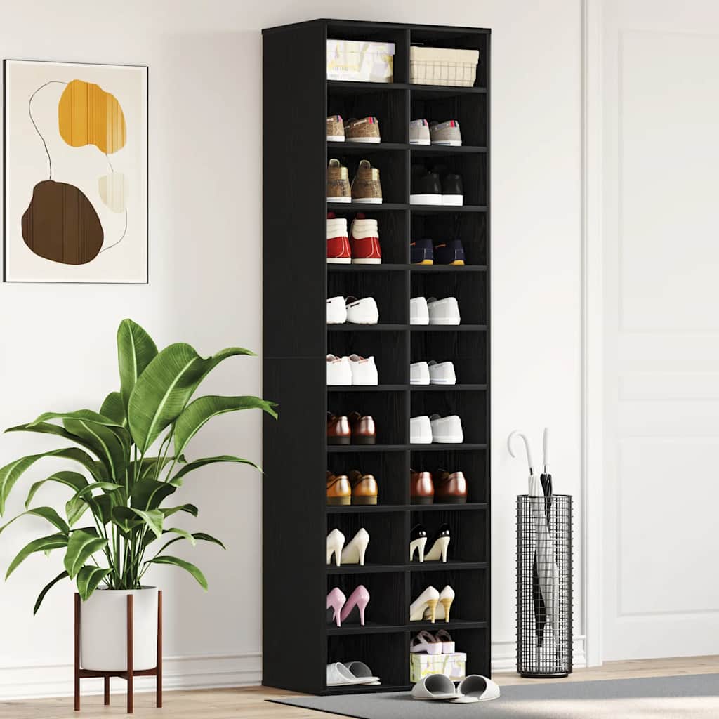 Kingakapp Must tamm 54x34x183 cm Engineered Wood