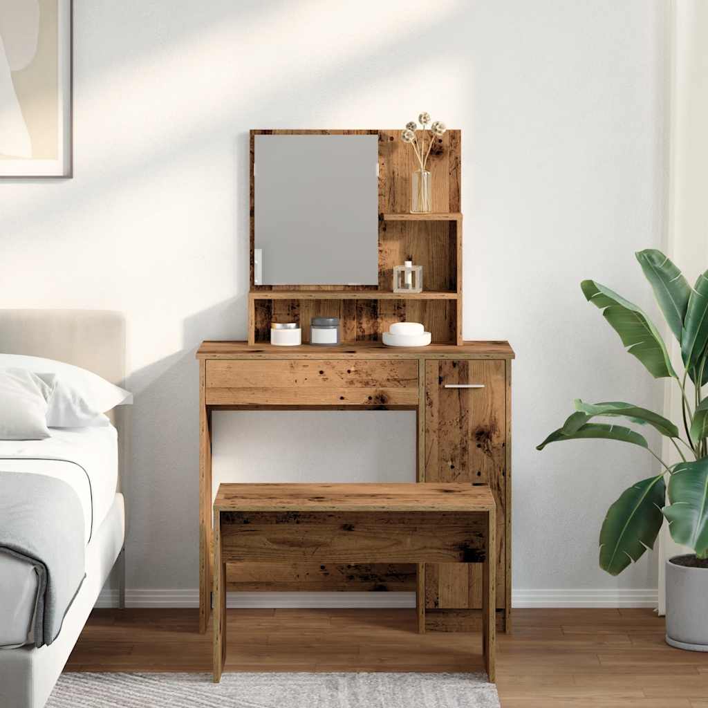 Tualettlaua komplekt Old Wood Engineered Wood