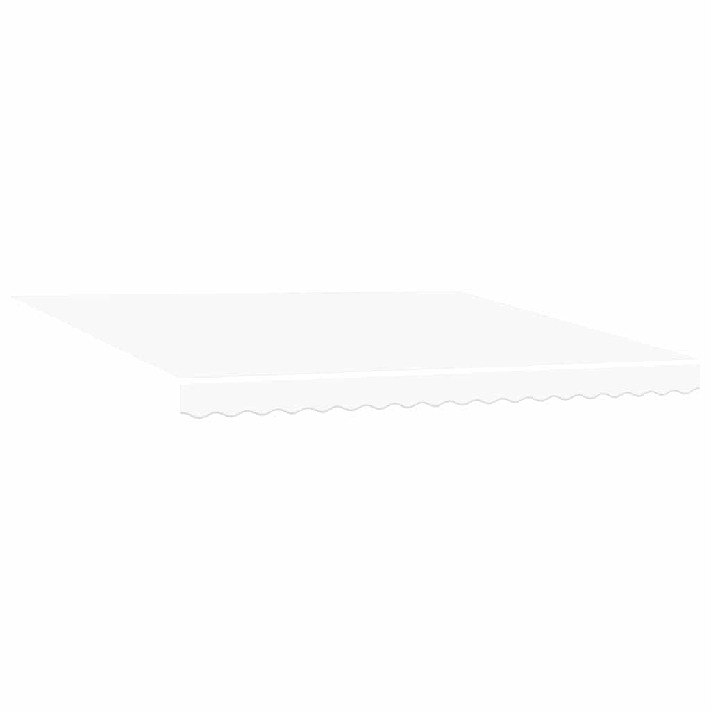 Markiisi varukangas 4 x 3,5 m Valge Polüester