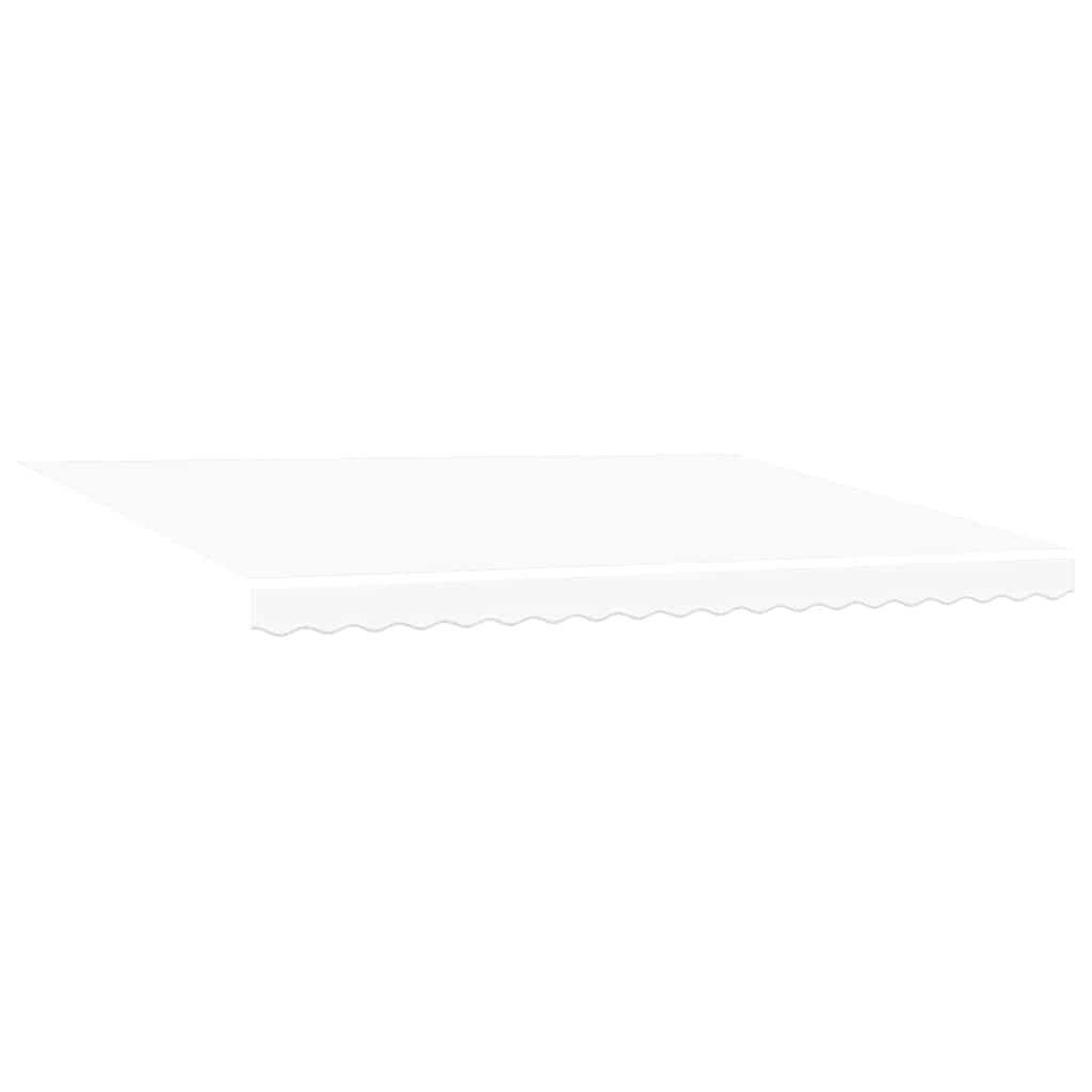 Markiisi varukangas 4,5x3 m Valge Polüester