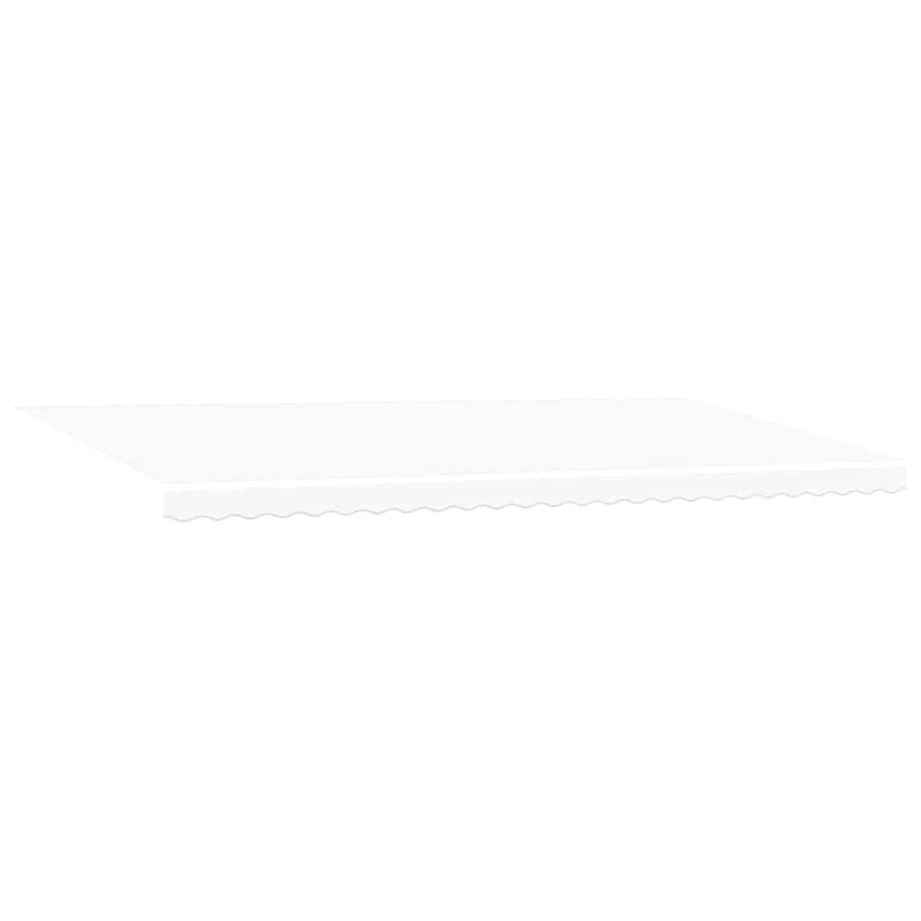 Markiisi varukangas 6 x 3,5 m Valge Polüester