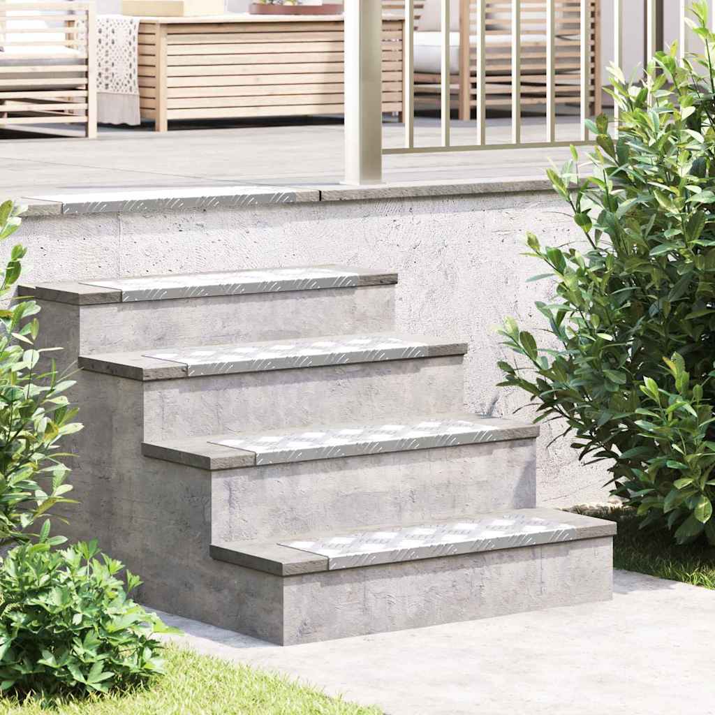 Astme katte 10 tk 60 x 18 x 2,5 cm Hõbedane Alumiinium