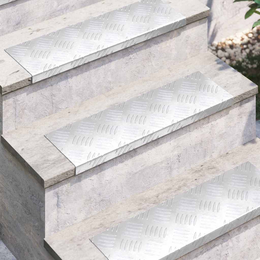 Astme katte 10 tk 60 x 18 x 2,5 cm Hõbedane Alumiinium