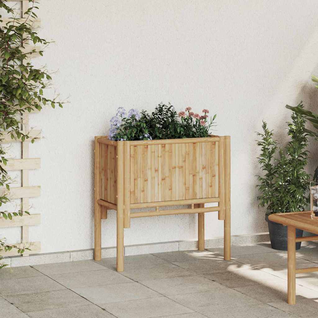 Kõrge peenar Pruun 70 x 35 x 70 cm Bambus