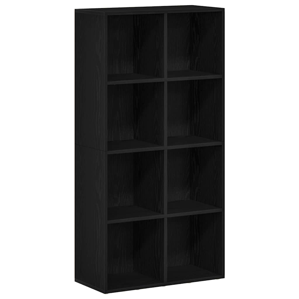 Raamaturiiul must tamm 66x30x130 cm töödeldud puit