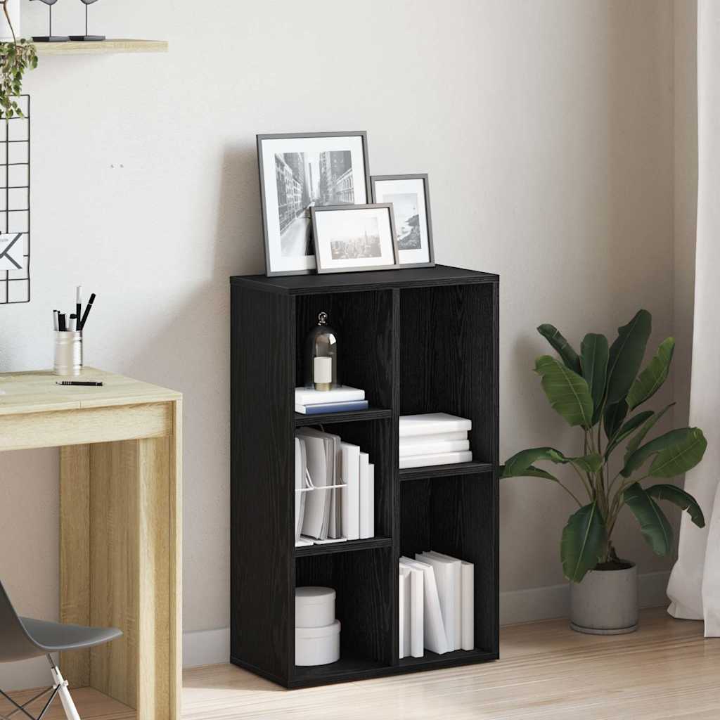 Raamaturiiul must tamm 50 x 25 x 80 cm töödeldud puit