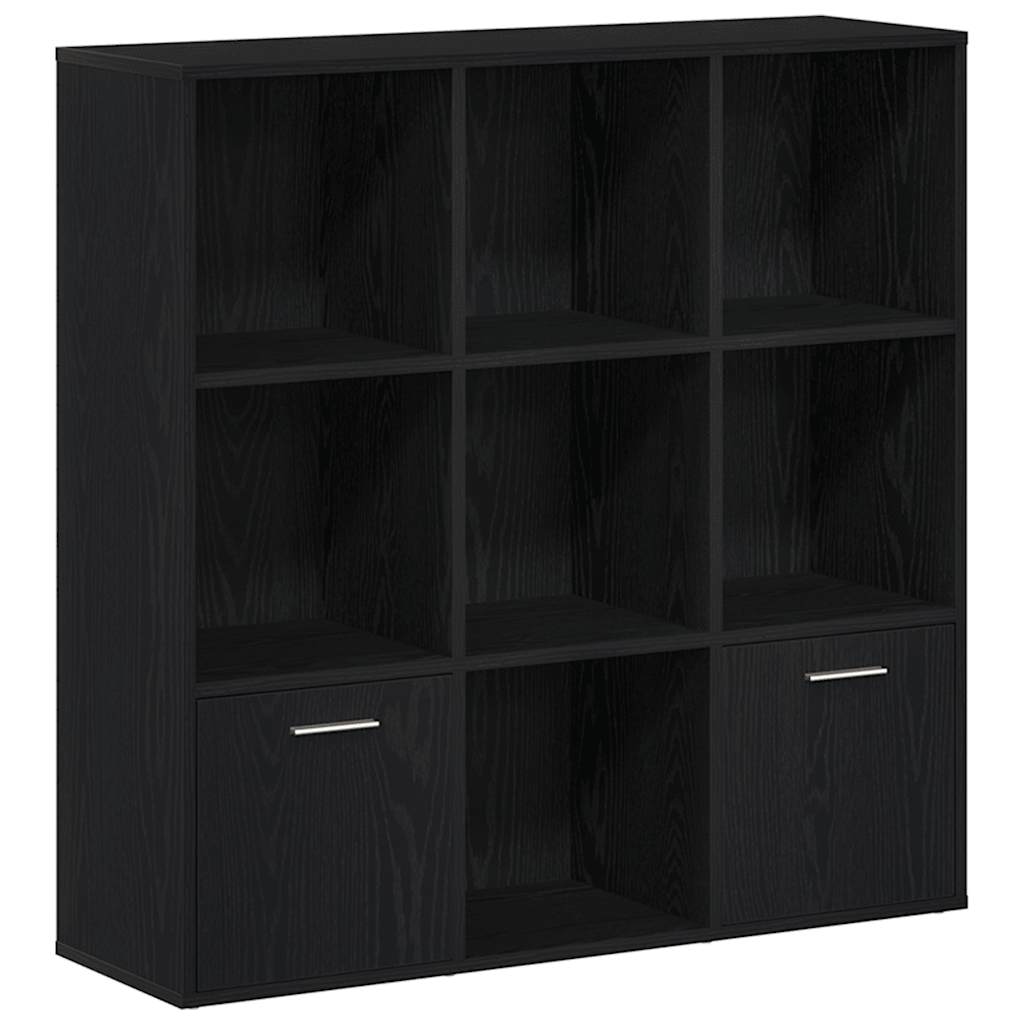 Raamatukapp must tamm 98 x 29 x 97,5 cm töödeldud puit