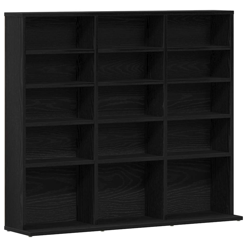 CD-kapp must tamm 100 x 23 x 89,5 cm töödeldud puit