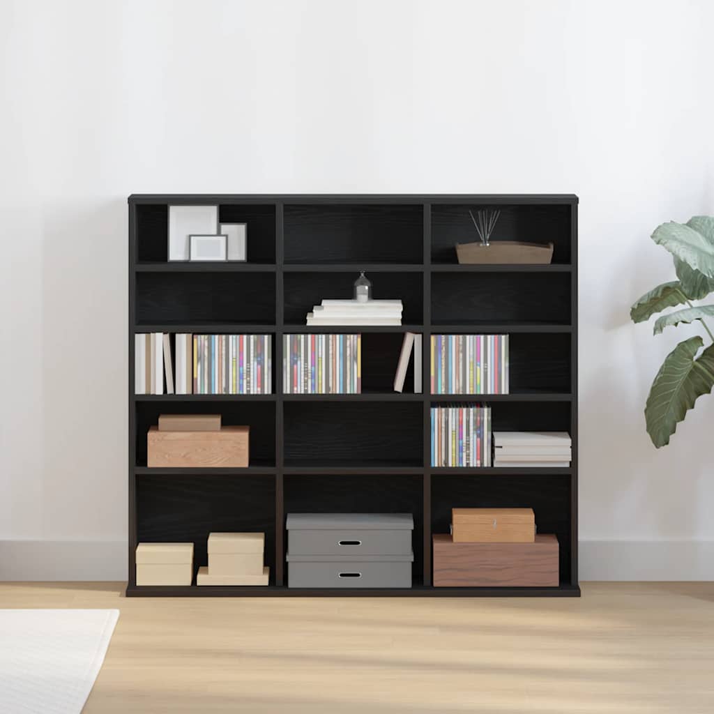 CD-kapp must tamm 100 x 23 x 89,5 cm töödeldud puit