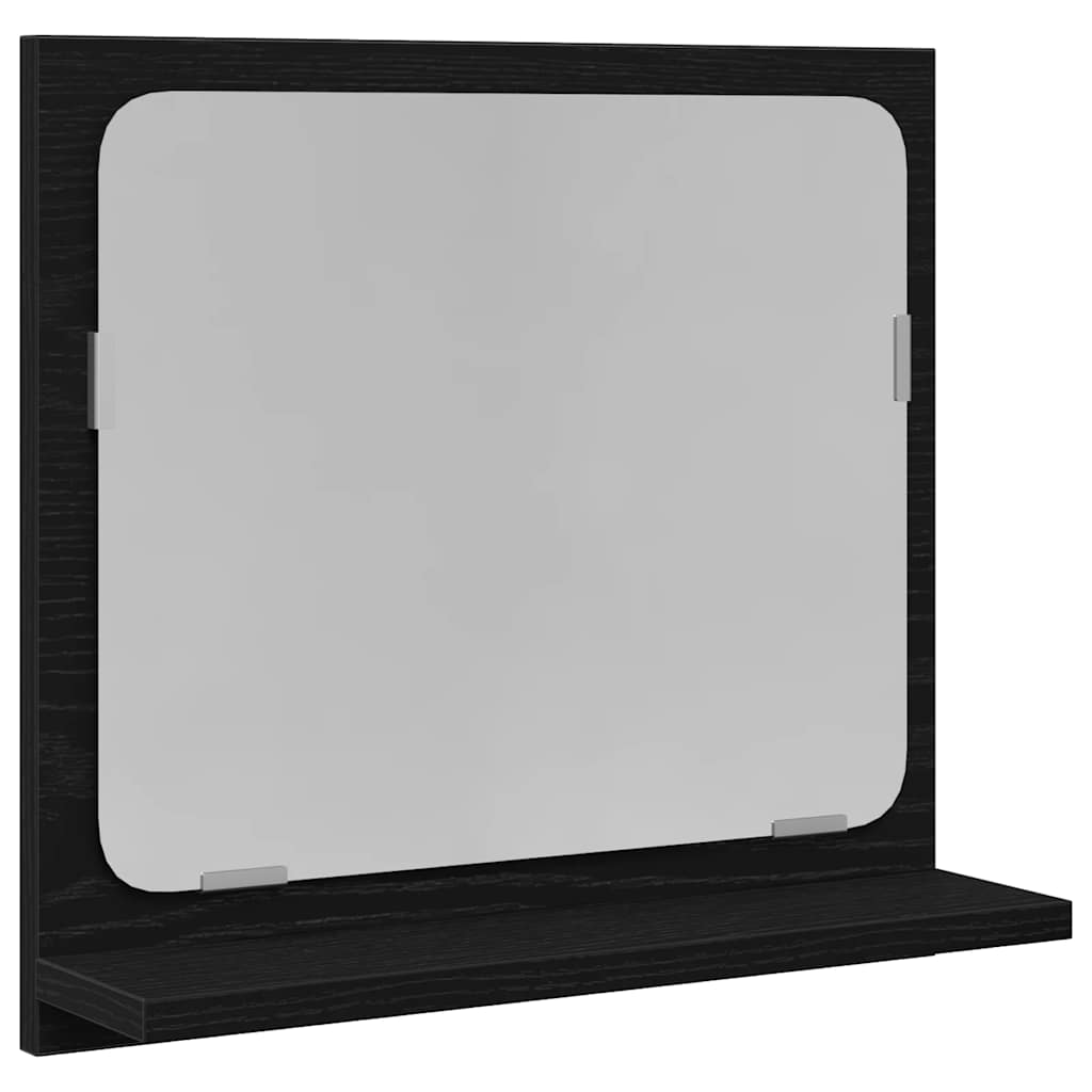 Vannitoapeegel must tamm 40 x 10,5 x 37 cm töödeldud puit