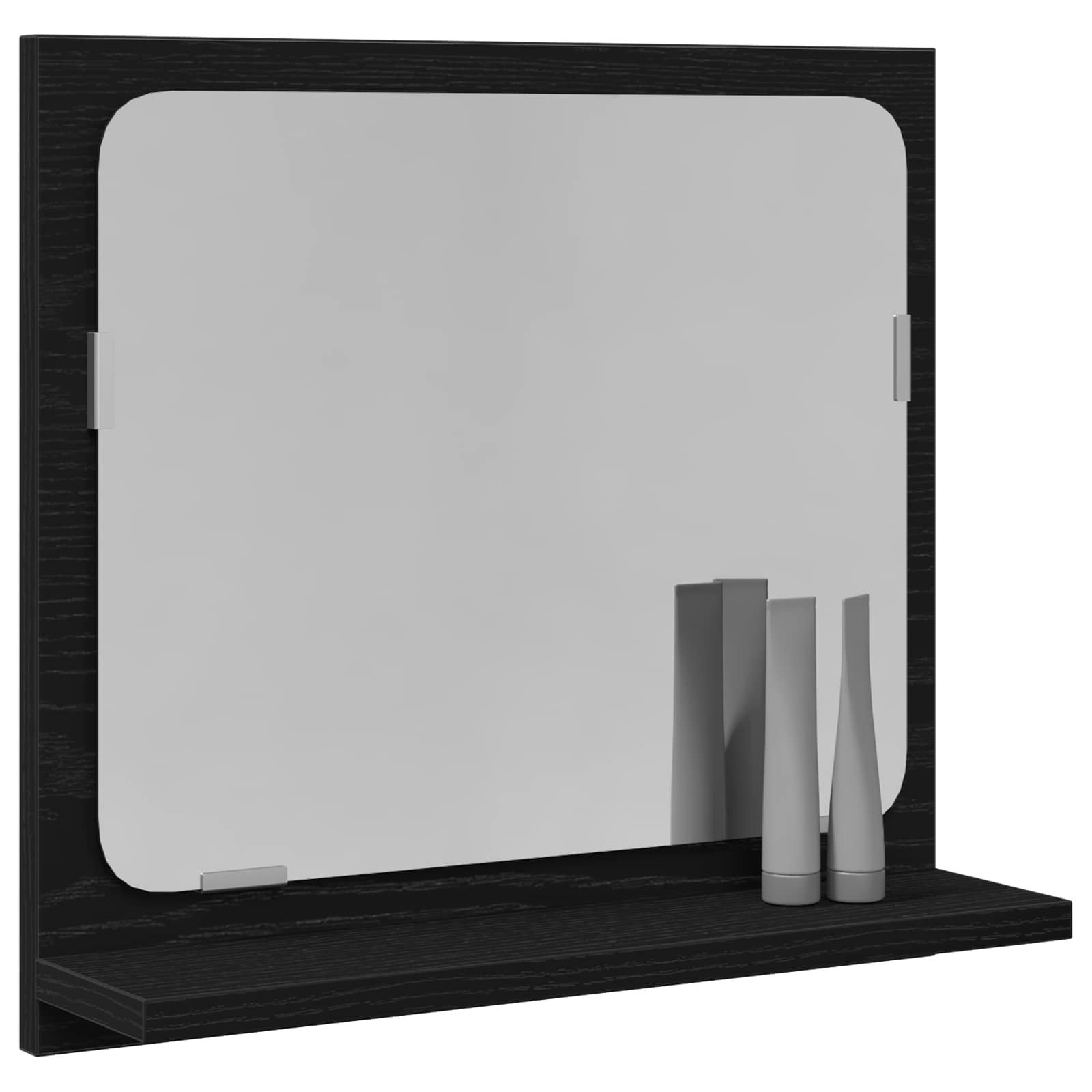 Vannitoapeegel must tamm 40 x 10,5 x 37 cm töödeldud puit