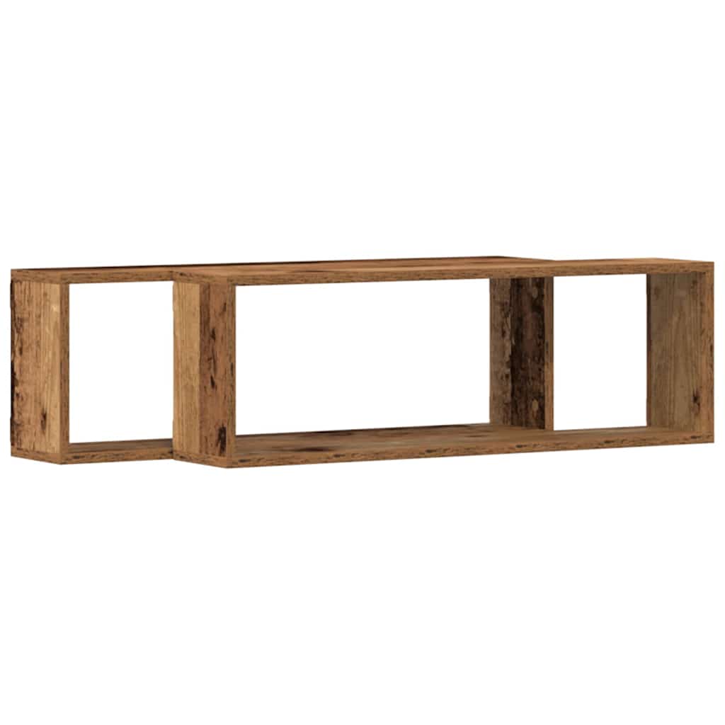 Seinakarbid 2 tk Vana puit 80 x 15 x 26 cm Tehispuit