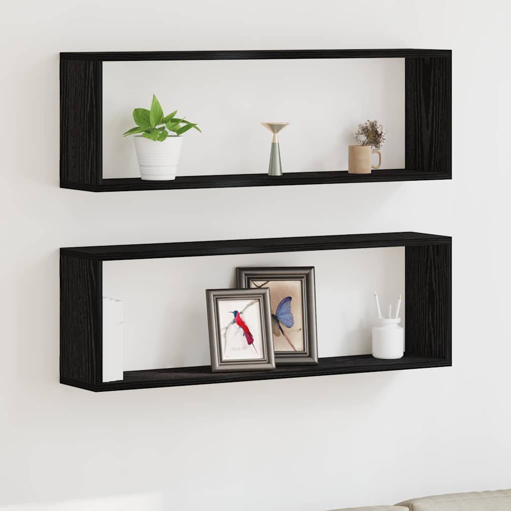 Seinakarbid 2 tk Must tamm 80 x 15 x 26 cm Tehispuit