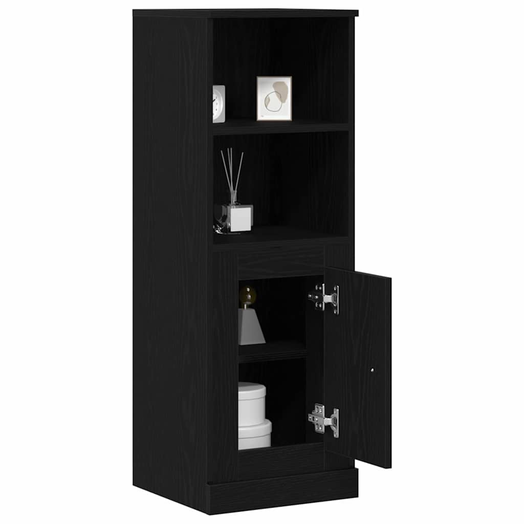 Kõrge kinnis Must tamm 36 x 35.5 x 103.5 cm Tehispuit