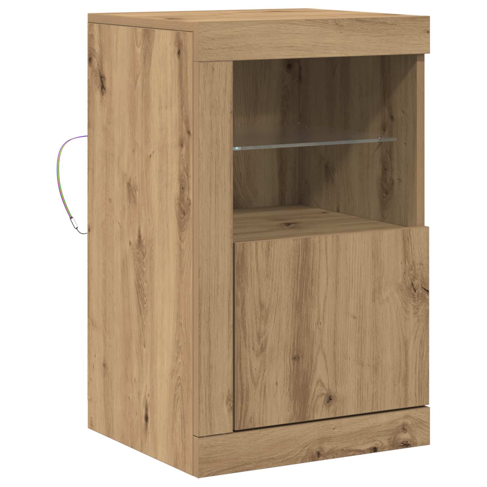 LED Kummuti 41 x 37 x 67 cm Tehispuit Käsitööpuu