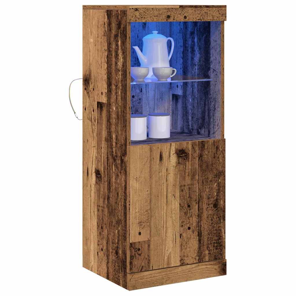 LED Kummuti Vana puit 41 x 37 x 100 cm Tehispuit