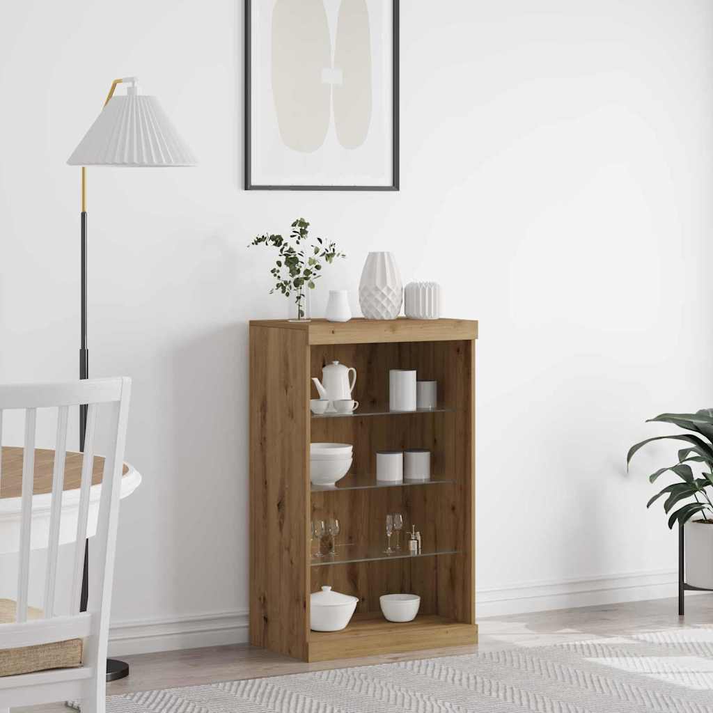LED Kummuti Käsitööpuu 60,5 x 37 x 100 cm Tehispuit
