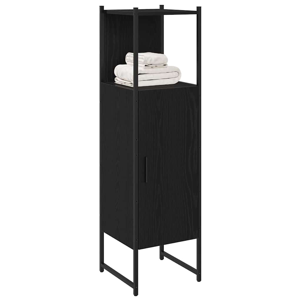 Vannitoa mööbleset Must tamm 33 x 33 x 120,5 cm Tehispuit