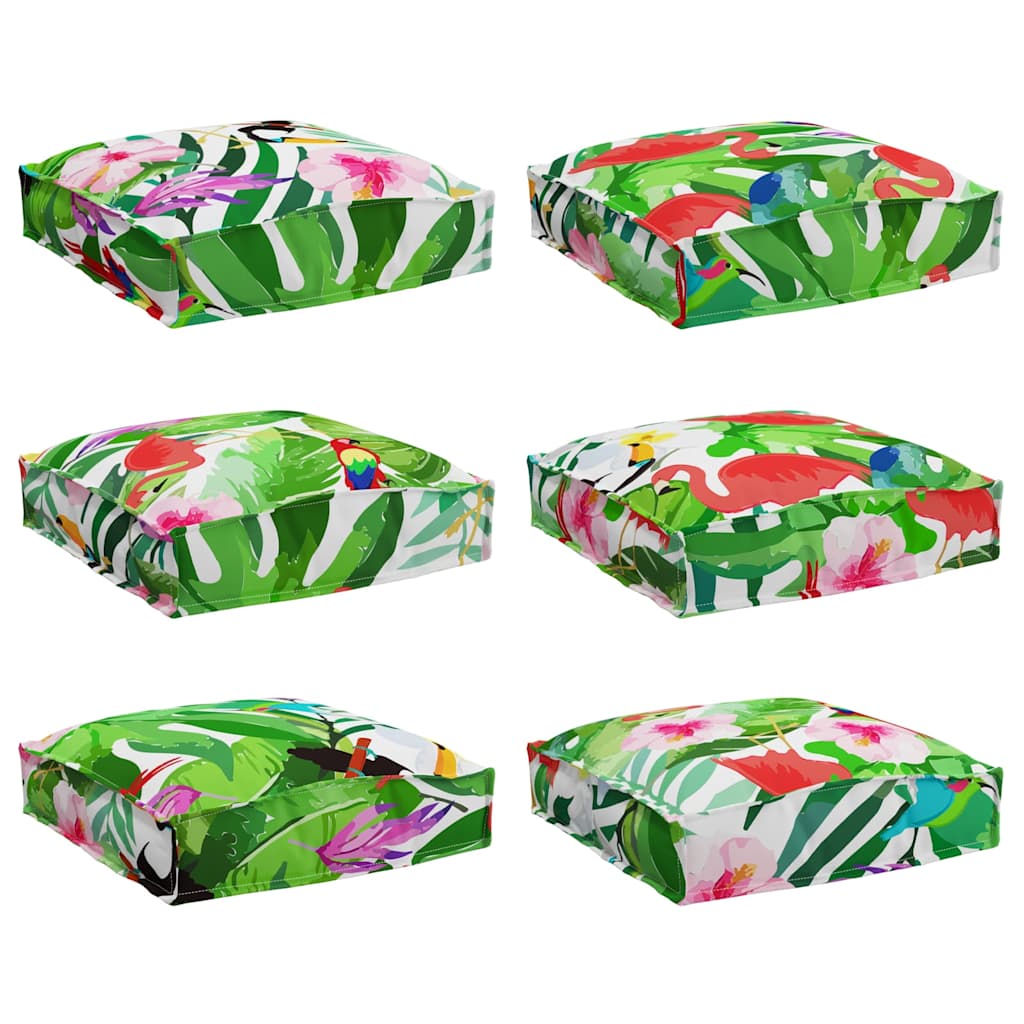 Padi 6 tk Oxfordi kangas Mitmevärviline 40 x 40 x 8 cm