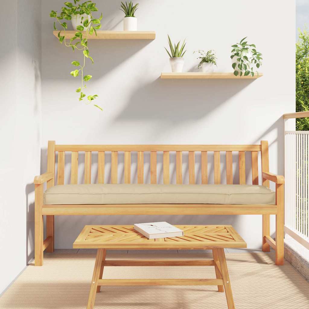Palleti padi Beež 200 x 40 x 8 cm Oxfordi kangas