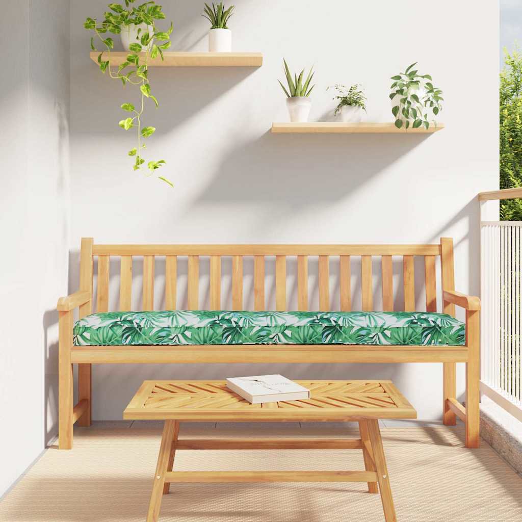 Palleti padi Lilled Lehe muster 200 x 40 x 8 cm Oxfordi kangas