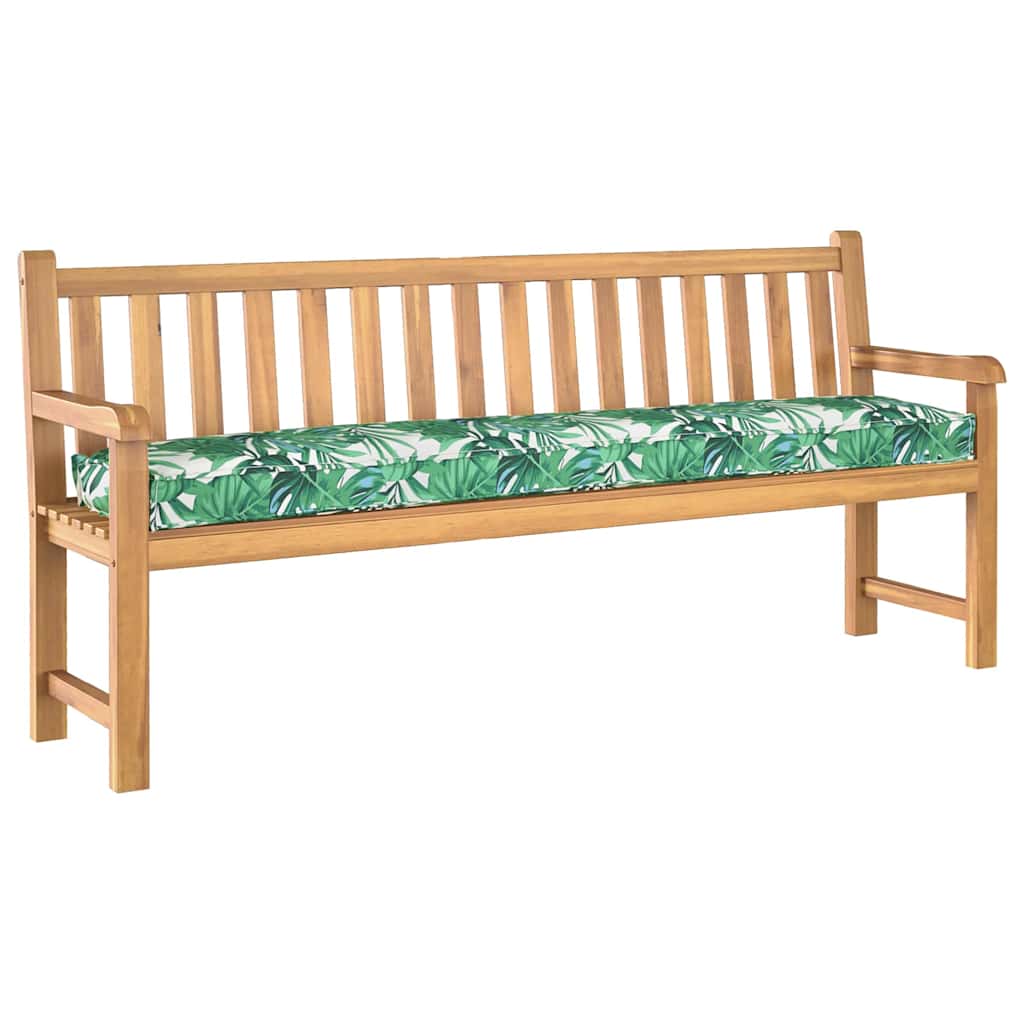 Palleti padi Lilled Lehe muster 200 x 40 x 8 cm Oxfordi kangas