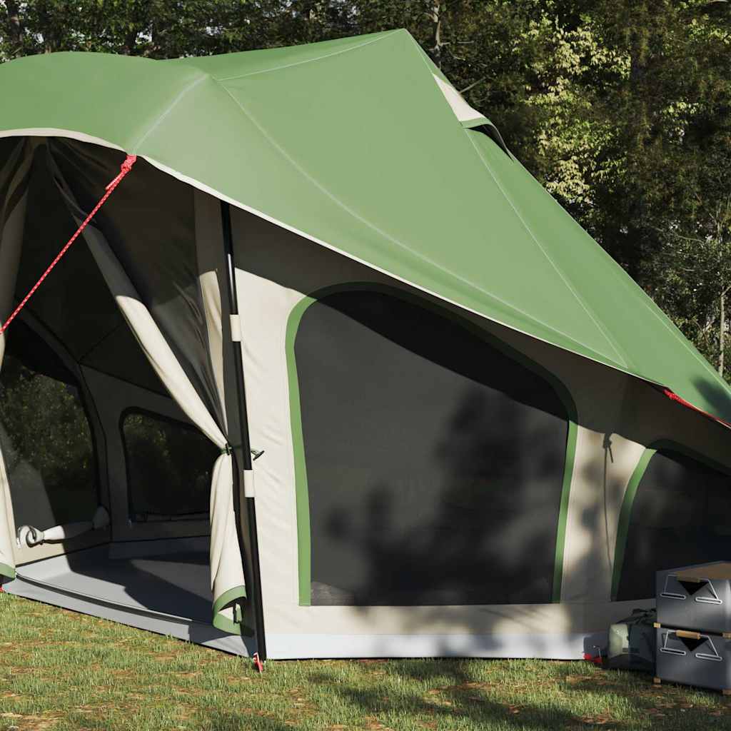 Tipi telk katusega õhuavaga Roheline 508 x 470 x 300 cm taft
