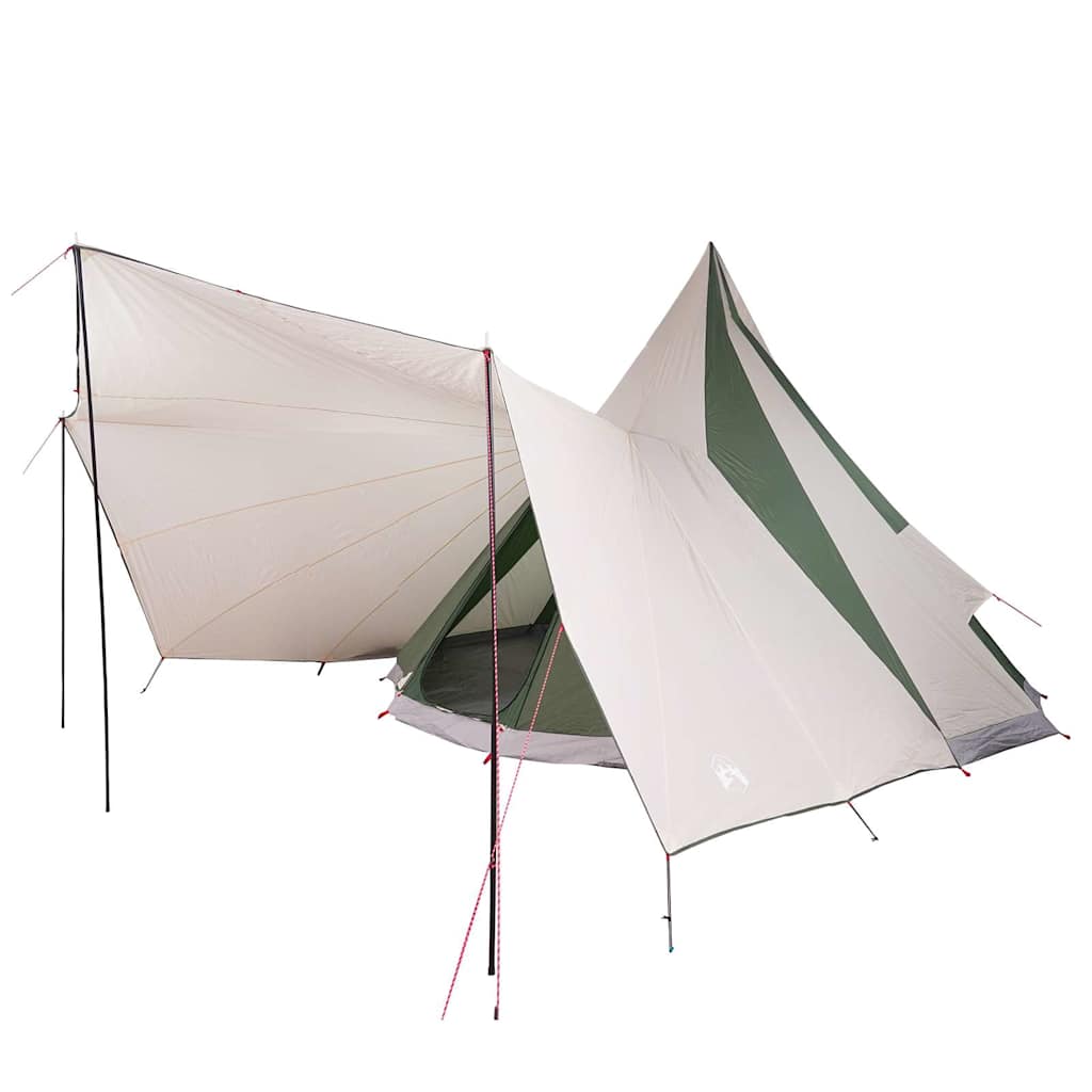 Tipi telk katusega õhuavaga Roheline 510 x 690 x 330 cm taft