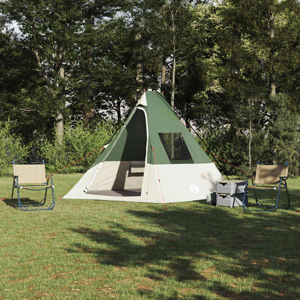 Tipi telk 6-kohaline Veekindel Roheline taft