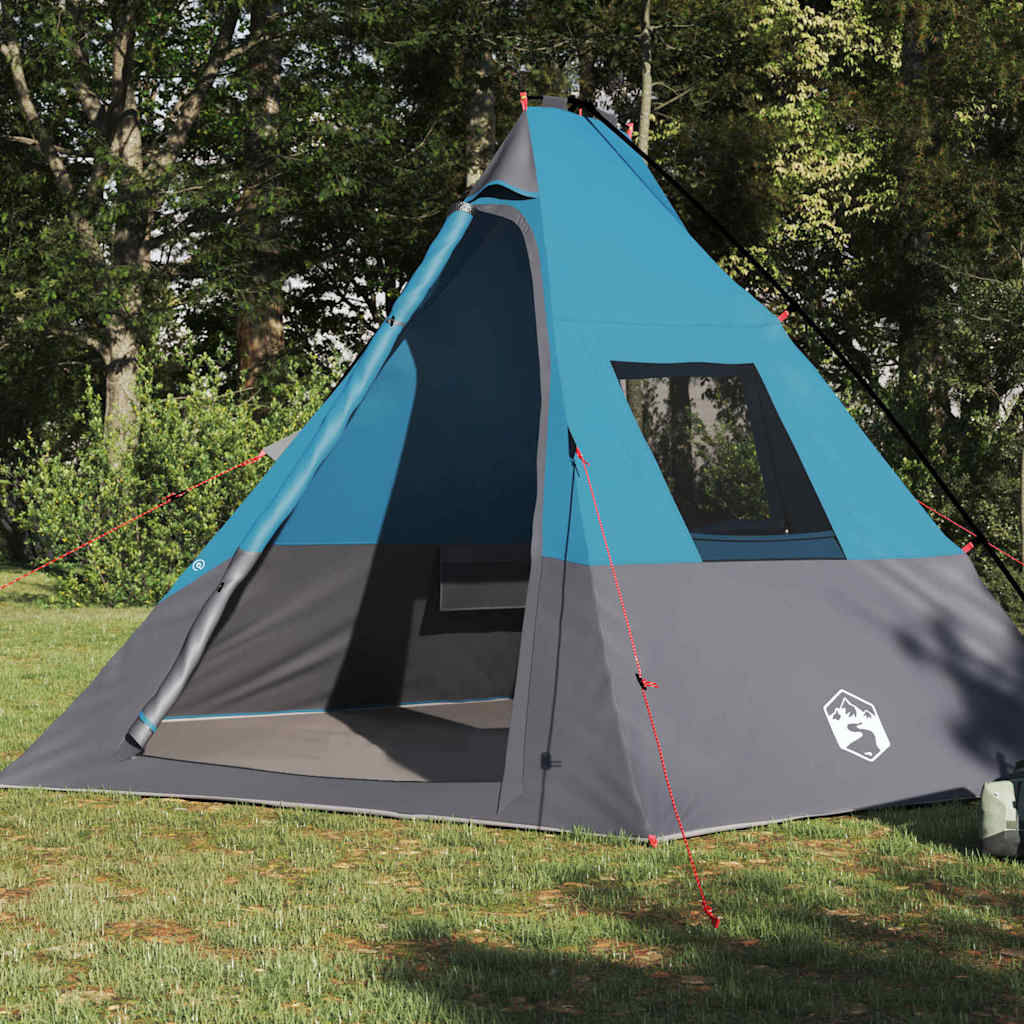 Tipi telk 6-kohaline Veekindel Sinine taft