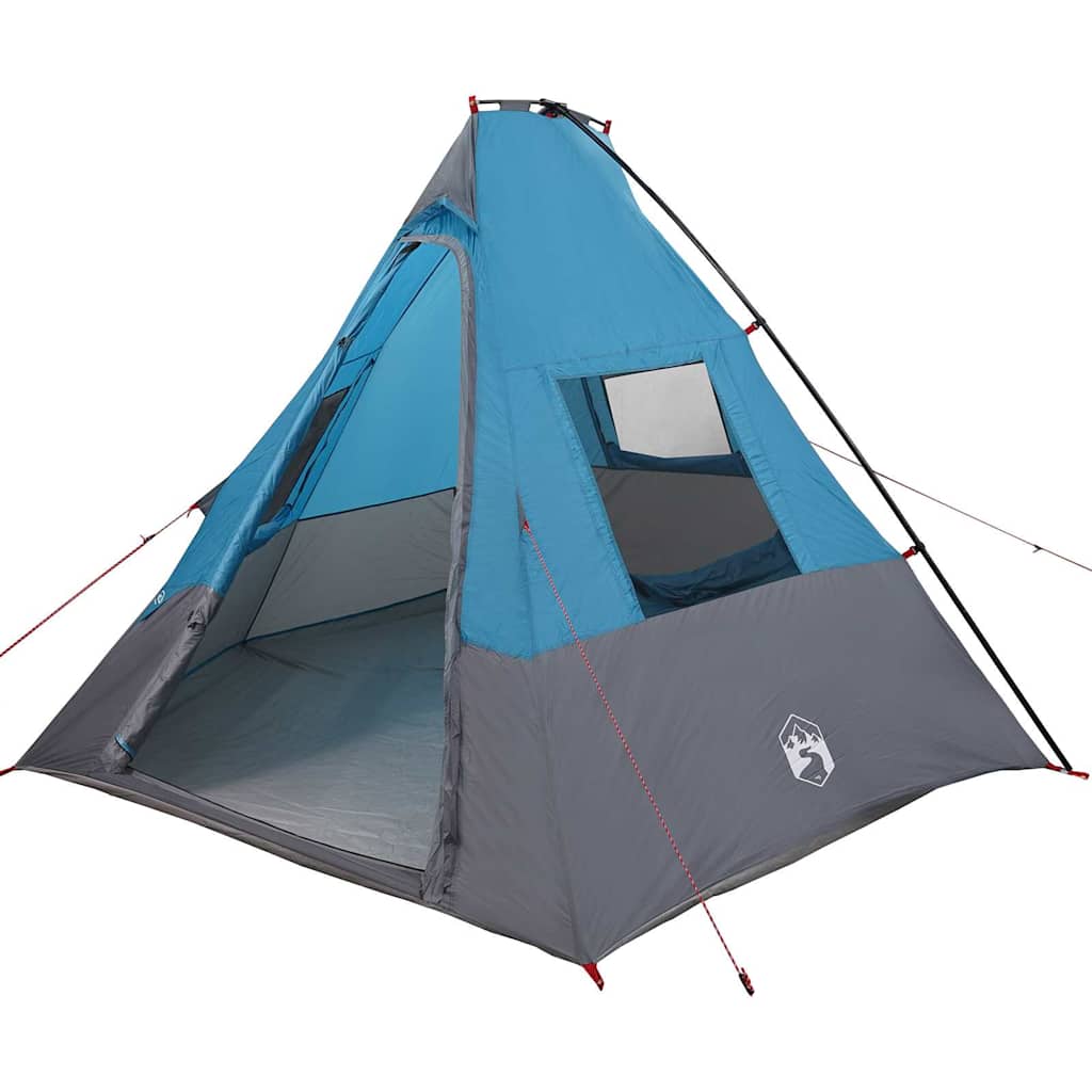 Tipi telk 6-kohaline Veekindel Sinine taft