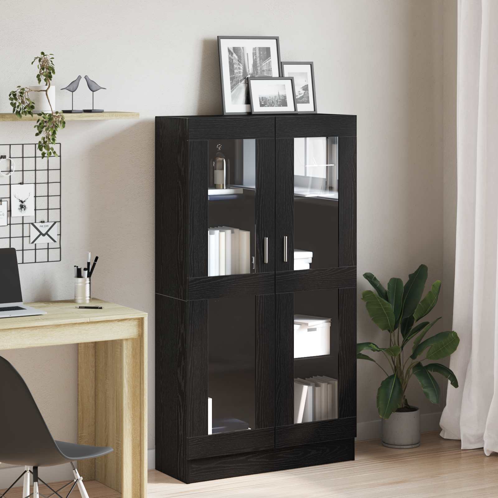 Raamaturiiul 4 tasandit 82,5 x 30,5 x 150 cm Tehispuit