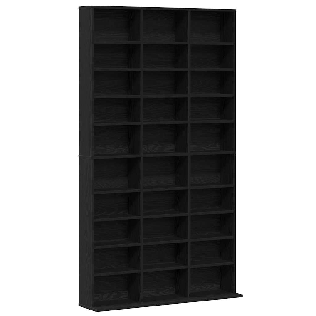 CD kapp Must tamm 101 x 23 x 177,5 cm Tehispuit
