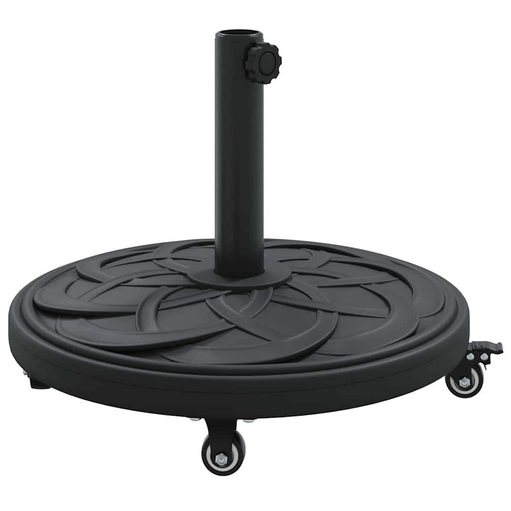 Päikesevarju jalg 15.35 kg Must Raud Ring