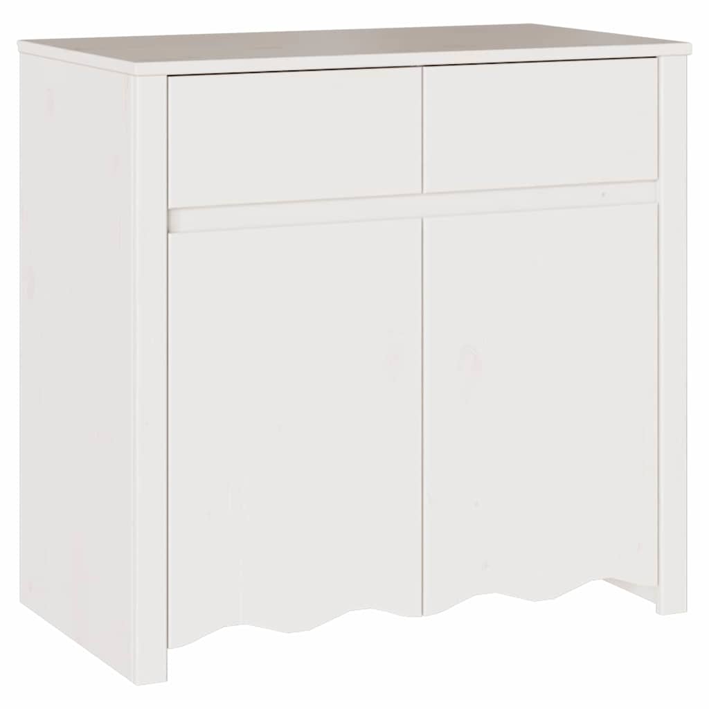 Kõide sahtliga Drammen Valge 79 x 43 x 75.5 cm Männipuit