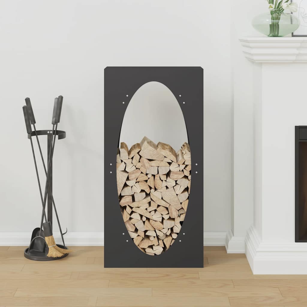 Küttepuude rest, must, 50x23x100 cm, külmvaltsitud teras