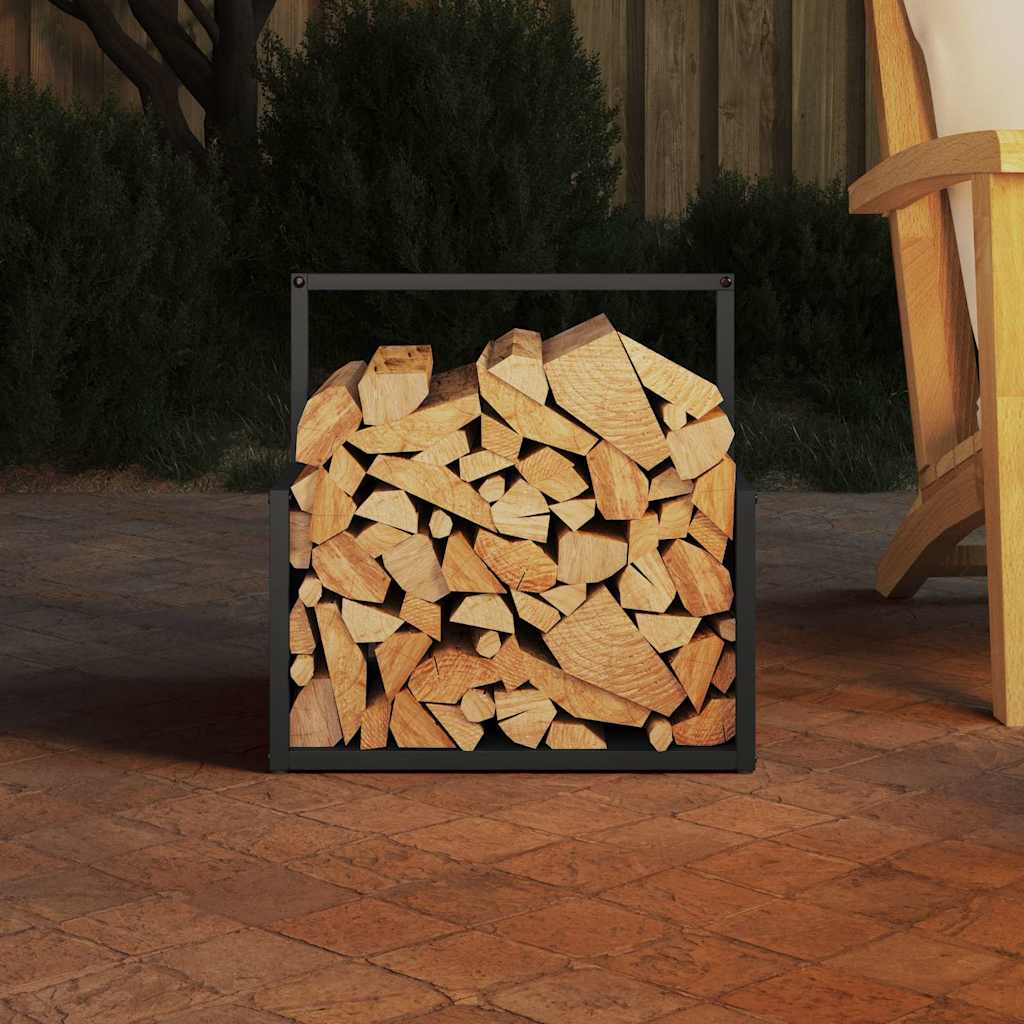 Küttepuude rest, must, 40x40x40 cm, külmvaltsitud teras