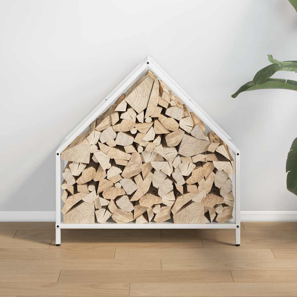 Küttepuurest Valge 60x25x60 cm Külmvaltsitud teras