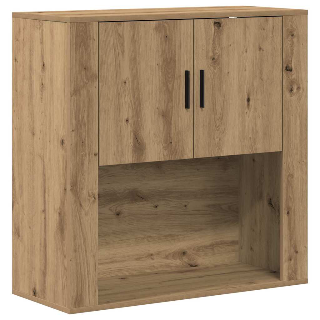 Seinekapp riiuliga uksega Käsitööpuu 80 x 33 x 80 cm Tehispuit