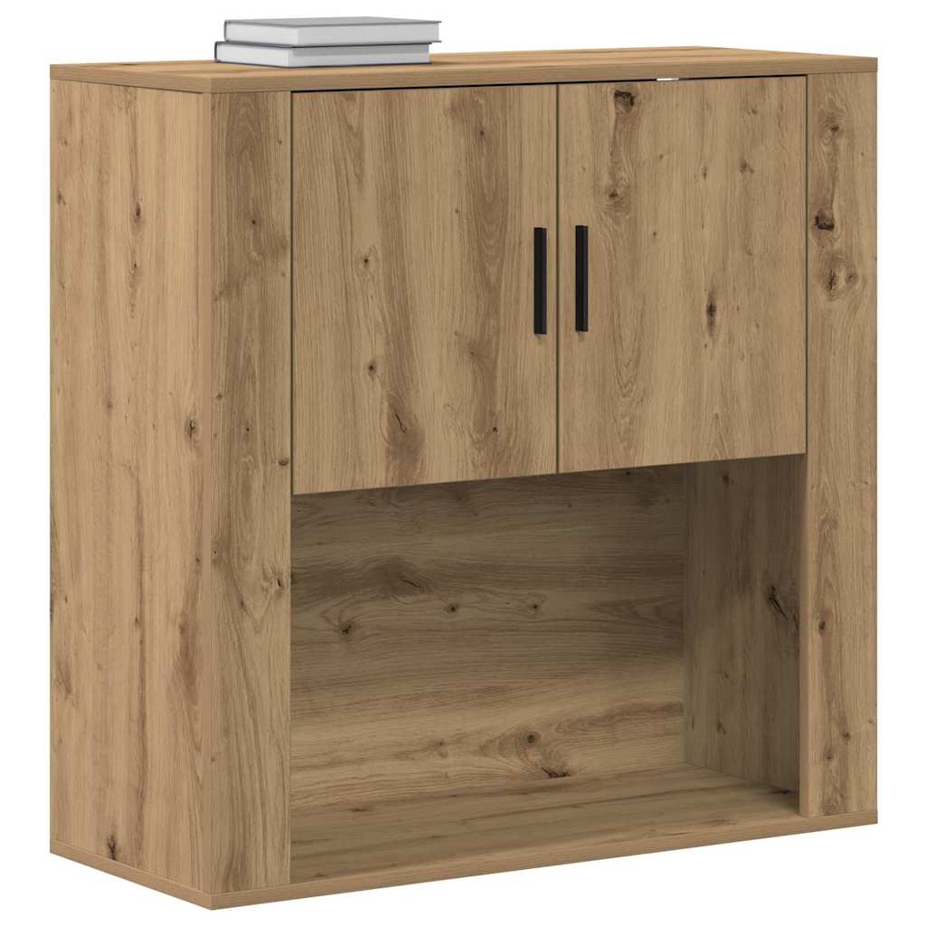 Seinekapp riiuliga uksega Käsitööpuu 80 x 33 x 80 cm Tehispuit