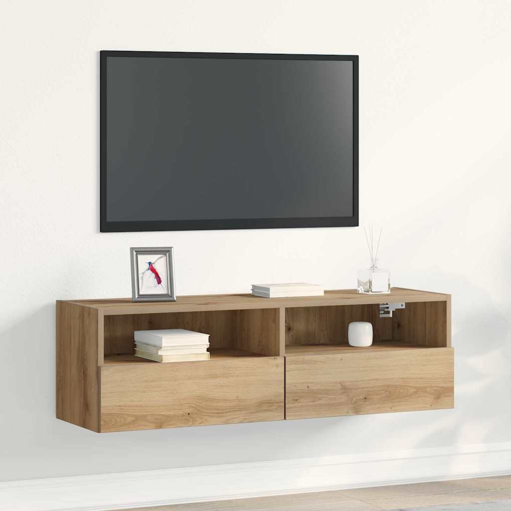 TV Seina Kapp 100 x 30 x 30 cm käsitöötamm Tehispuit