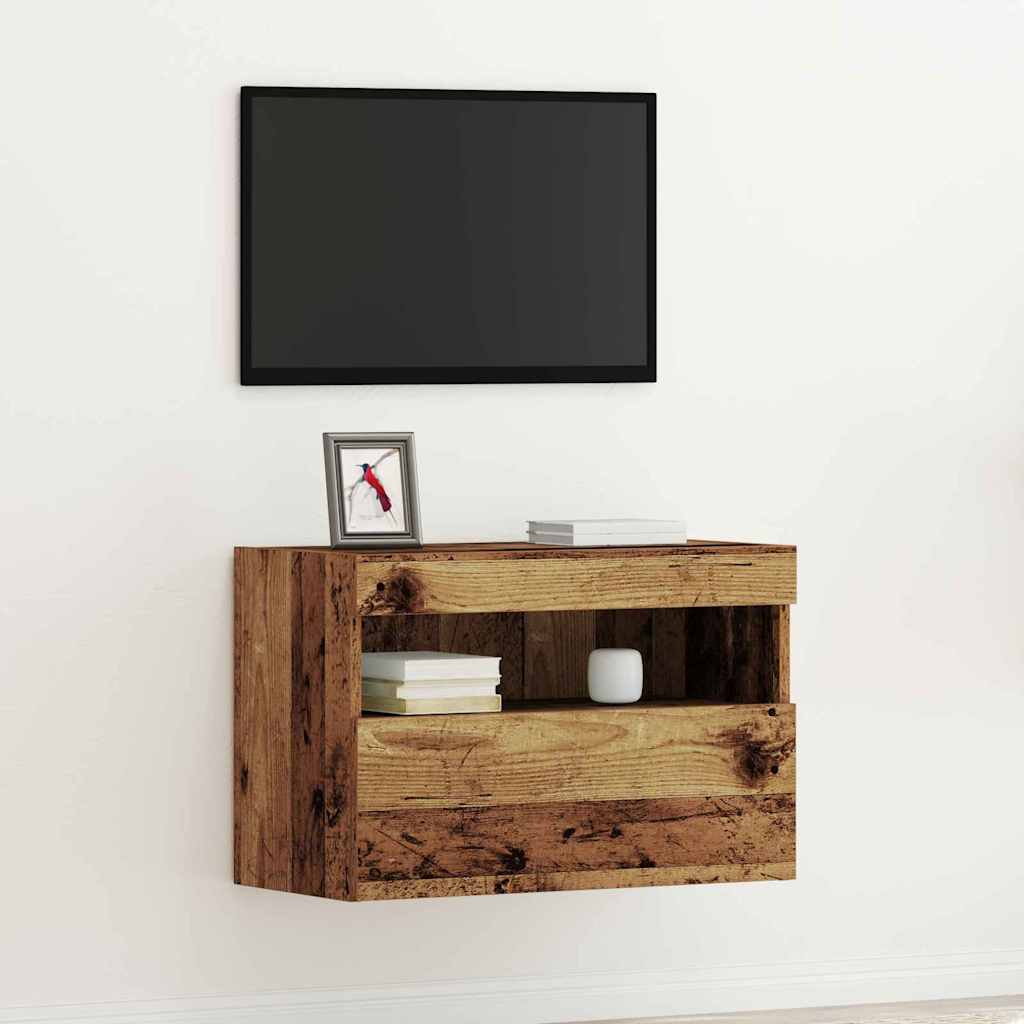 TV Seina Kapp 60 x 30 x 40 cm Vana puit Tehispuit