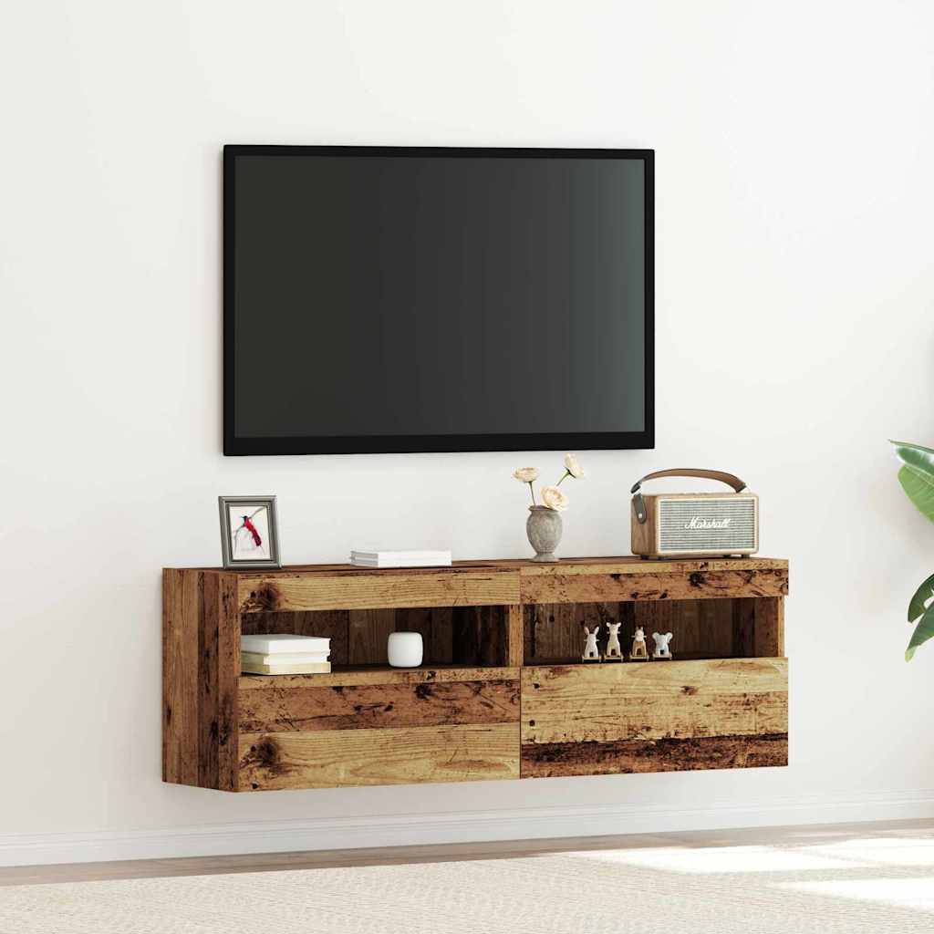 TV Seina Kapp 2 tk Vana puit Tehispuit