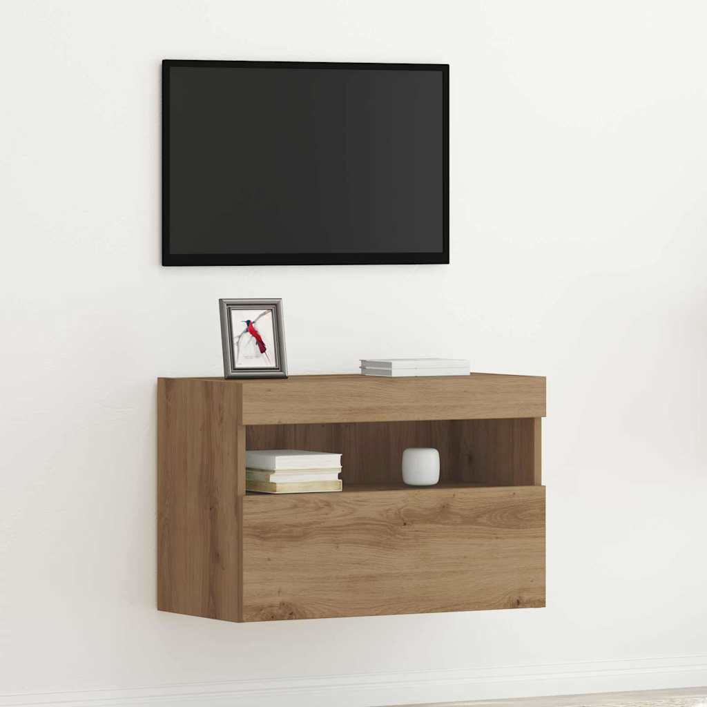 TV Seina Kapp 60 x 30 x 40 cm käsitöötamm Tehispuit