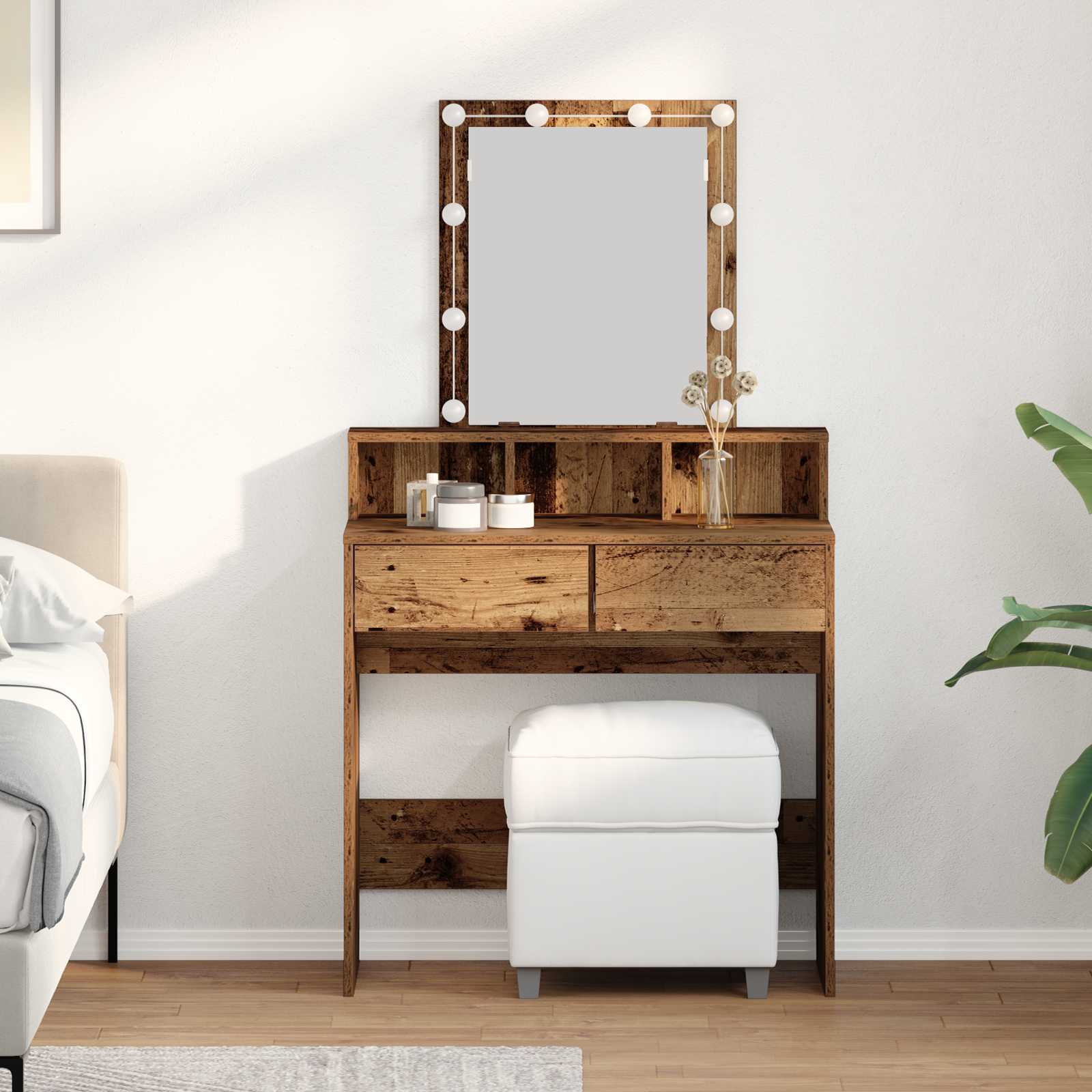 Dressing Table Vana puit 80 x 41 x 144.5 cm Tehispuit