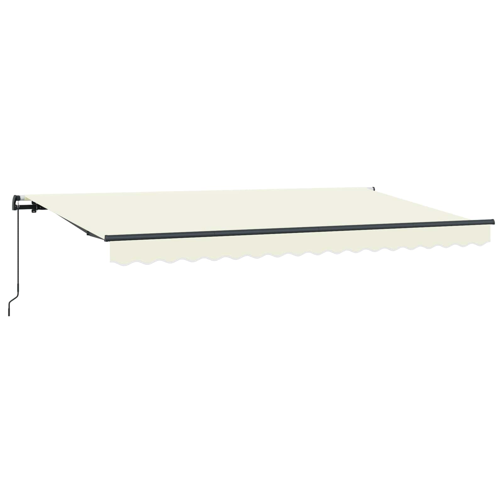 Kokkuvolditav varikatus cream 350 x 200 cm kangas