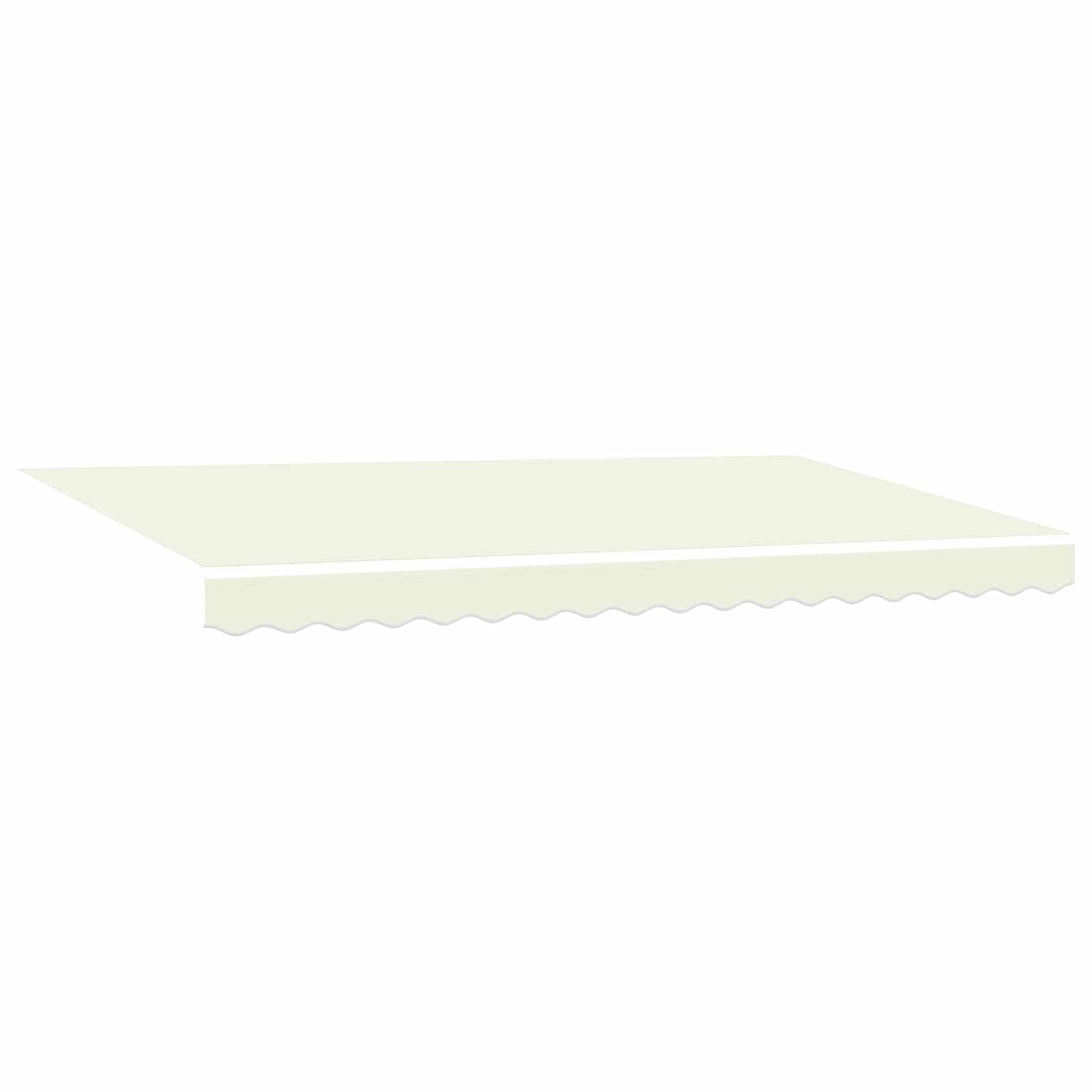Kokkuvolditav varikatus cream 350 x 200 cm kangas