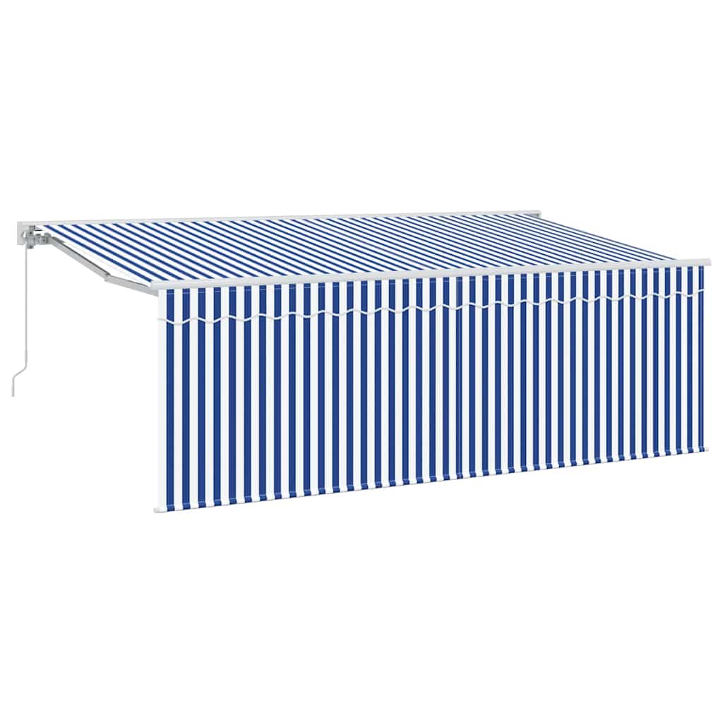 Kokkuvolditav varikatus Sinine 350 x 200 cm kangas