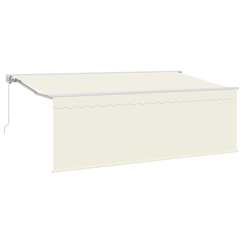 Kokkuvolditav varikatus cream 350 x 200 cm